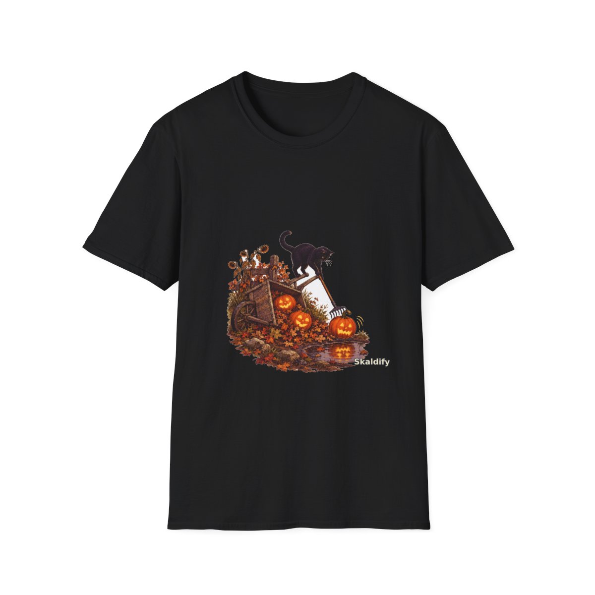 Skaldify – Katze und Schubkarre · Halloween (Shirt)