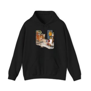 Skaldify – Katze, Socke und Holzzug (Hoodie)