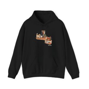 Skaldify – Hund, Schal und Bollerwagen (Hoodie)
