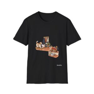Skaldify – Hund, Schal und Bollerwagen (Shirt)