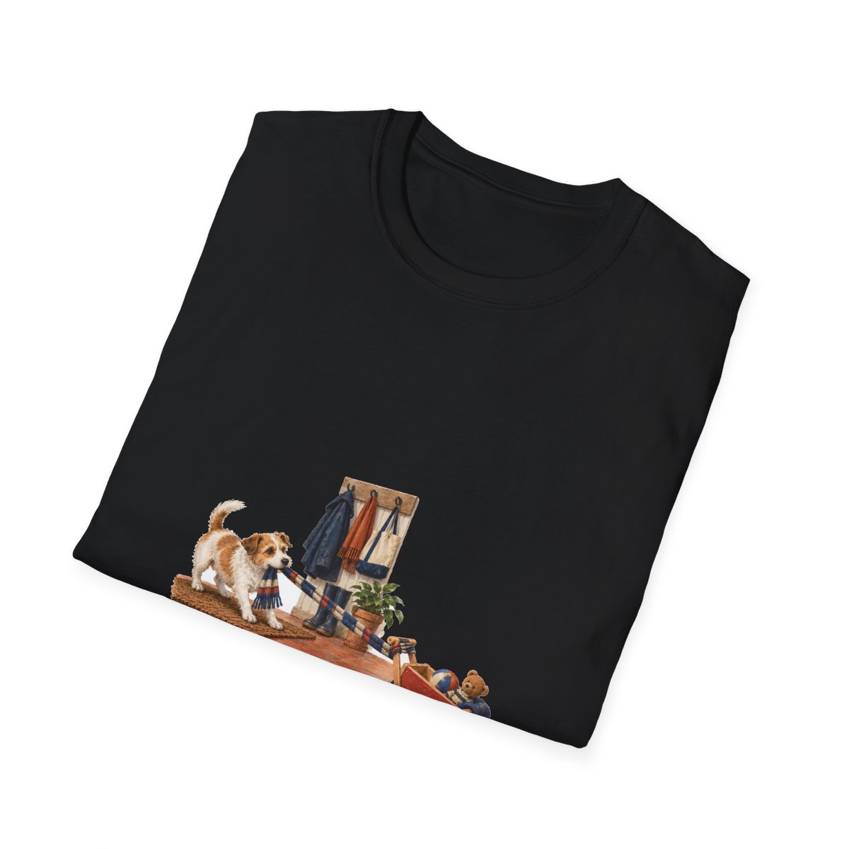Skaldify – Hund, Schal und Bollerwagen (Shirt) - Image 4