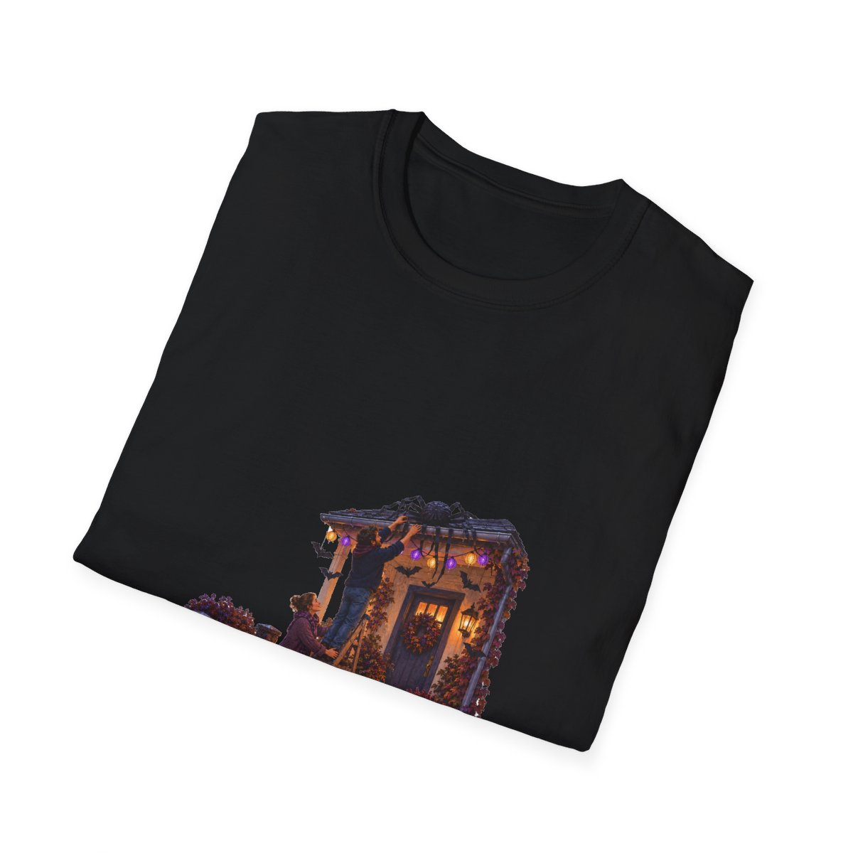 Skaldify – Spinne an der Dachrinne · Halloween (Shirt) - Image 4