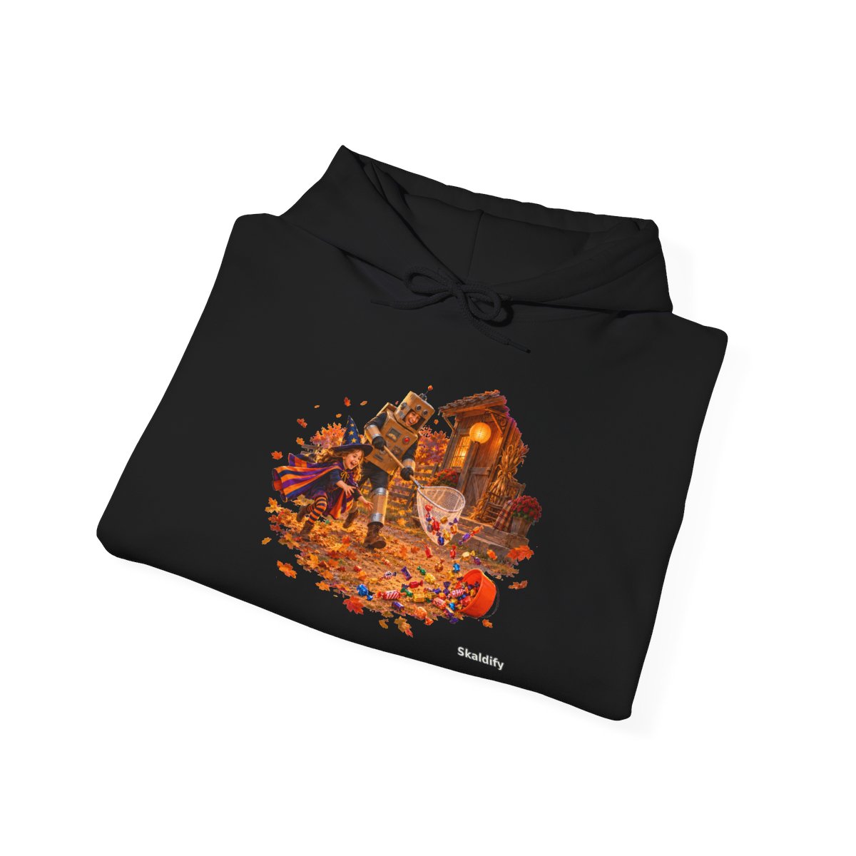 Skaldify – Süßigkeiten im Wind · Halloween (Hoodie) - Image 3