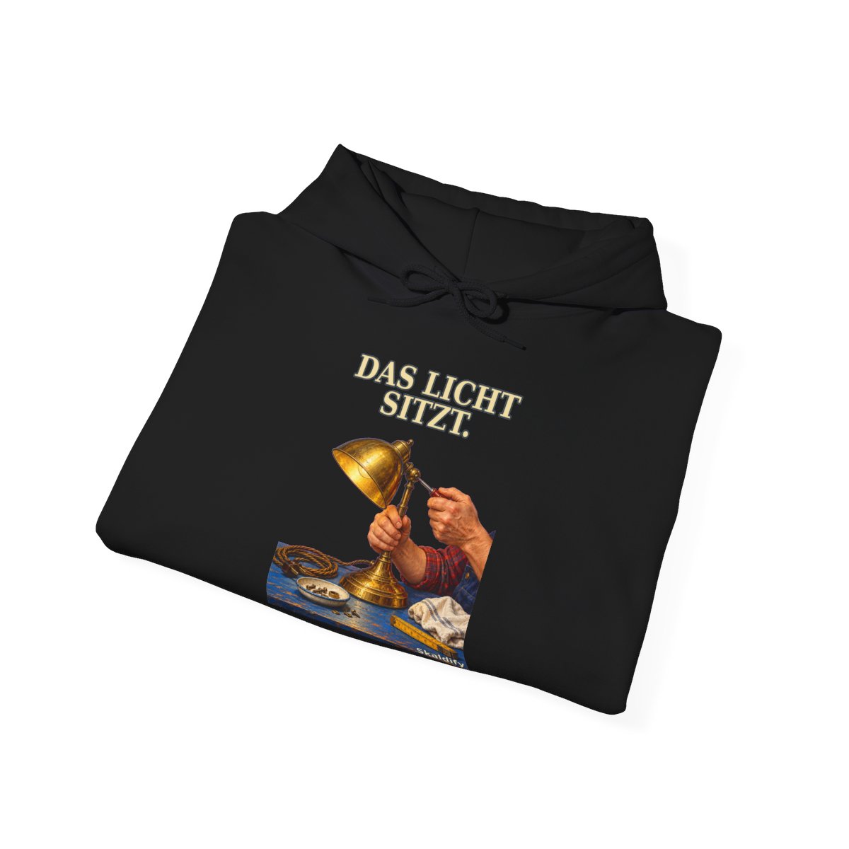Skaldify – DAS LICHT SITZT. (Hoodie) - Image 3