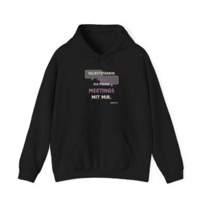 Skaldify – Selbstständig heißt: Ich führe Meetings mit mir. (Hoodie)
