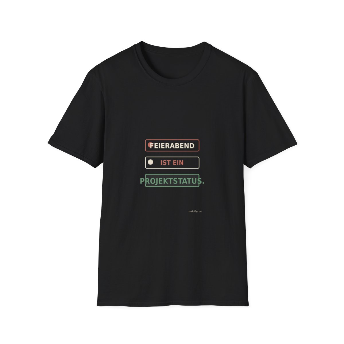 Skaldify – Feierabend ist ein Projektstatus. (Shirt) - Image 3