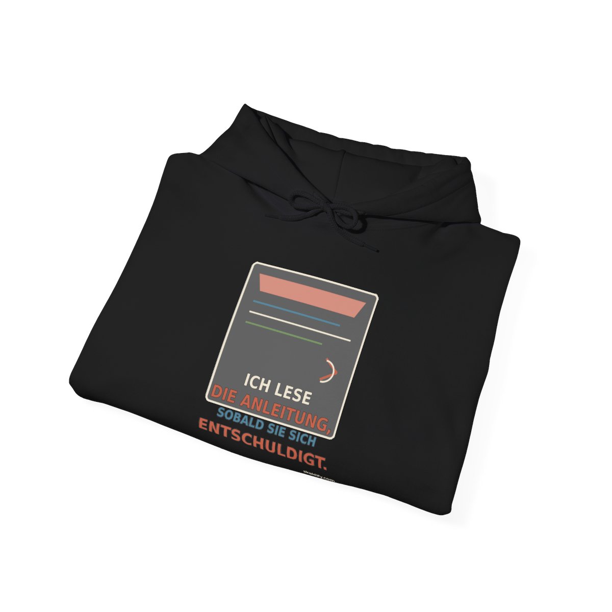 Skaldify – Ich lese die Anleitung, sobald sie sich entschuldigt. (Hoodie) - Image 2