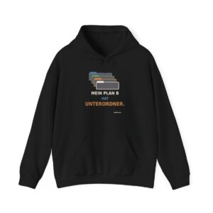 Skaldify – Mein Plan B hat Unterordner. (Hoodie)