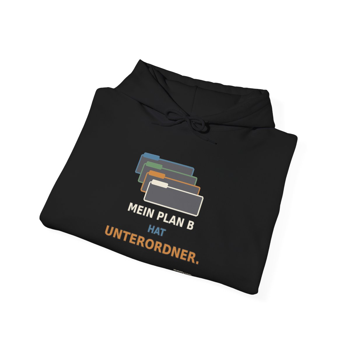 Skaldify – Mein Plan B hat Unterordner. (Hoodie) - Image 2