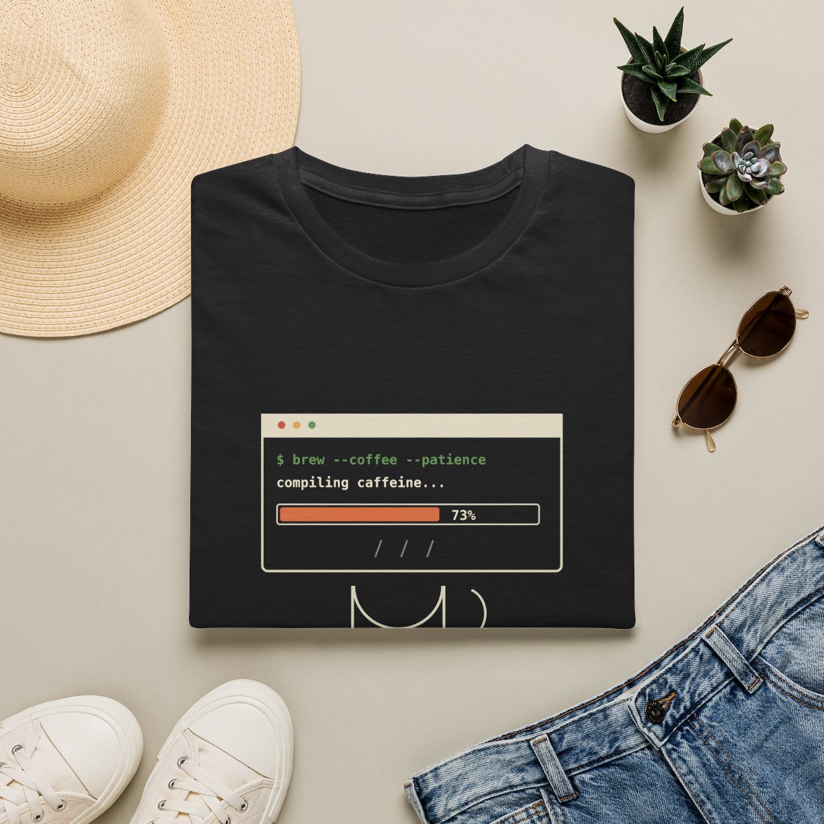 Skaldify – Coffee is compiling. I am waiting. (Shirt) - Image 2