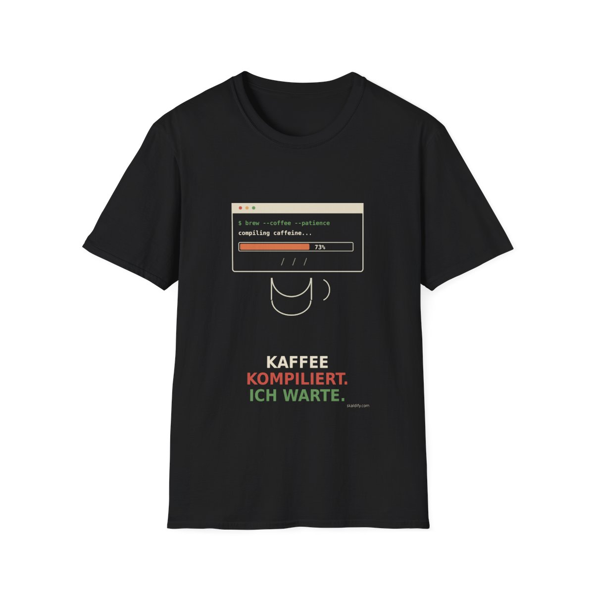 Skaldify – Coffee is compiling. I am waiting. (Shirt)