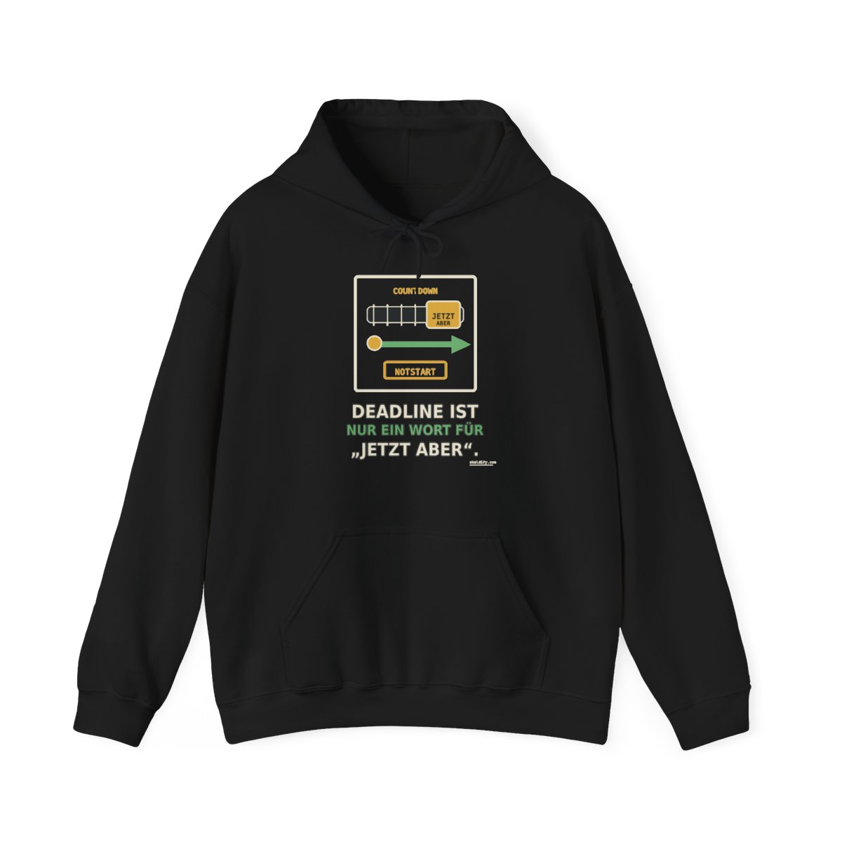 Skaldify – Deadline ist nur ein Wort für „Jetzt aber“. (Hoodie)