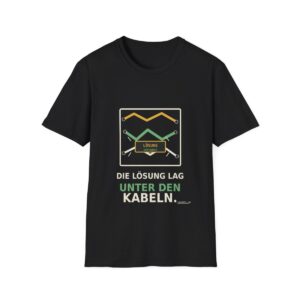 Die Lösung lag unter den Kabeln. — Shirt