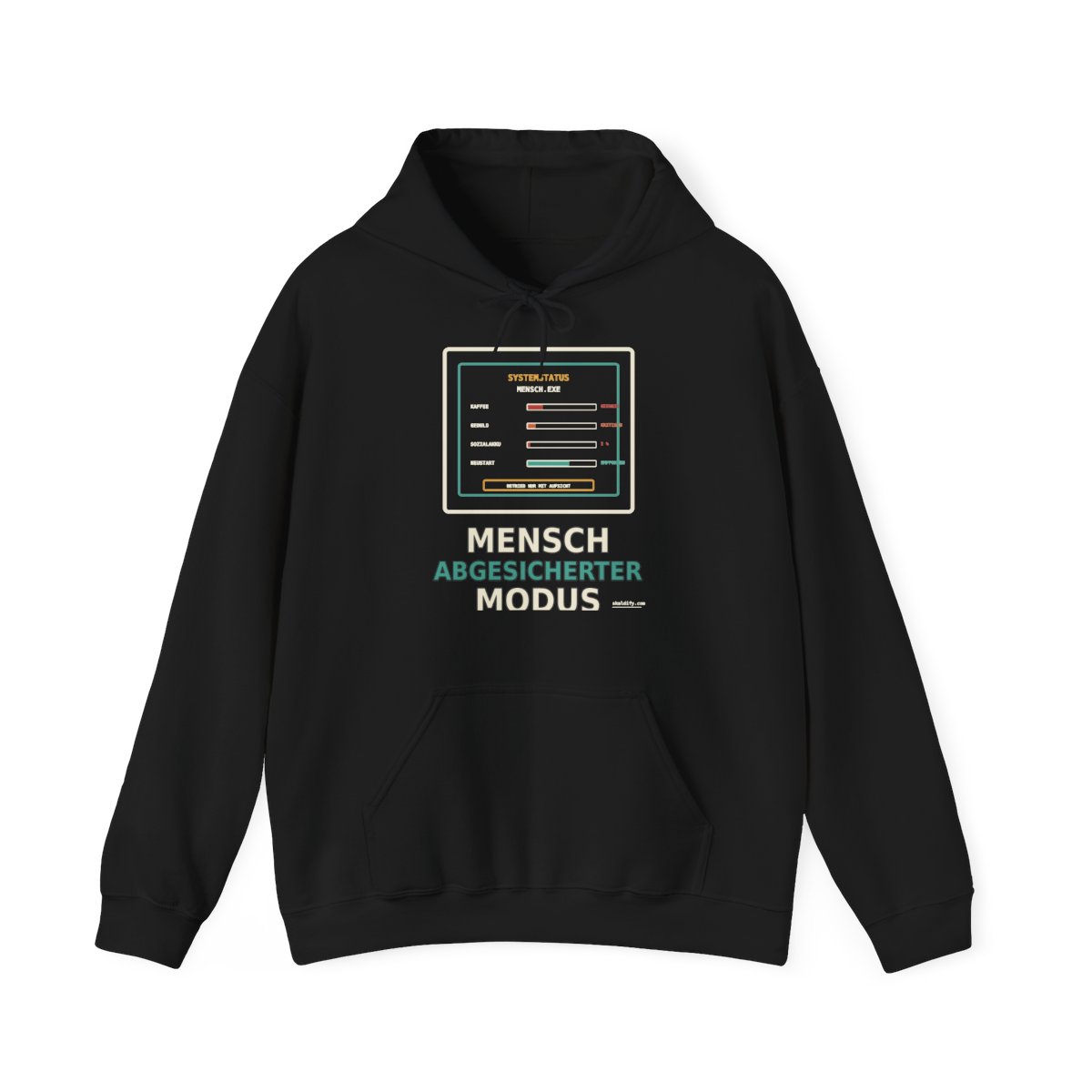 Skaldify – Mensch — abgesicherter Modus (Hoodie)