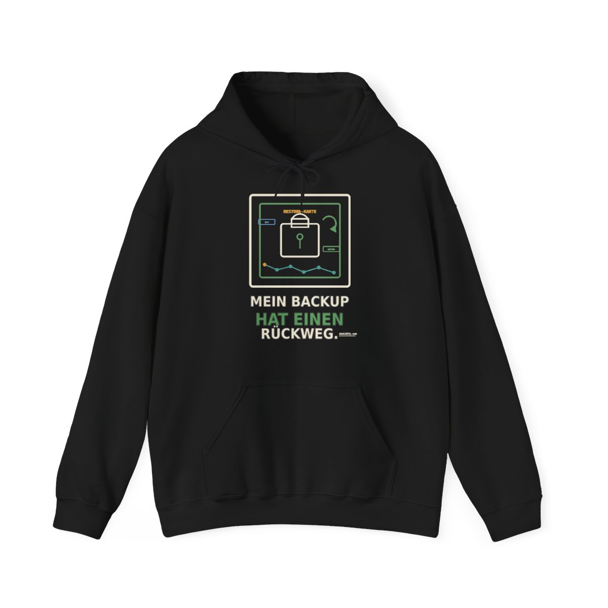 Skaldify – Mein Backup hat einen Rückweg (Hoodie)