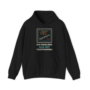 Skaldify – Ich eskaliere nur mit Ticketnummer (Hoodie)