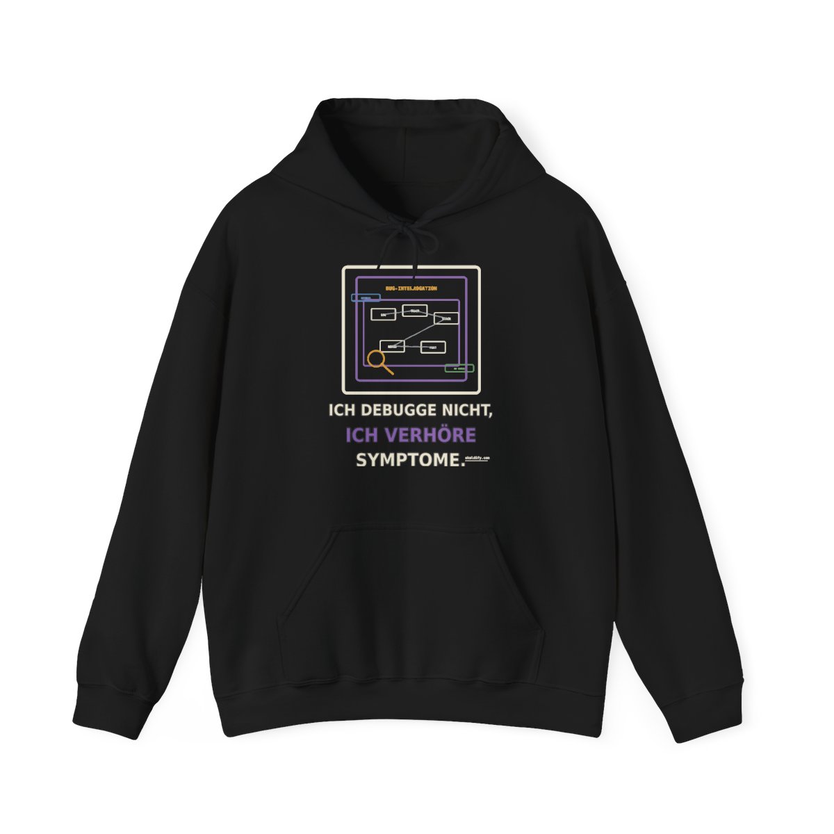 Skaldify – Ich debugge nicht, ich verhöre Symptome (Hoodie)