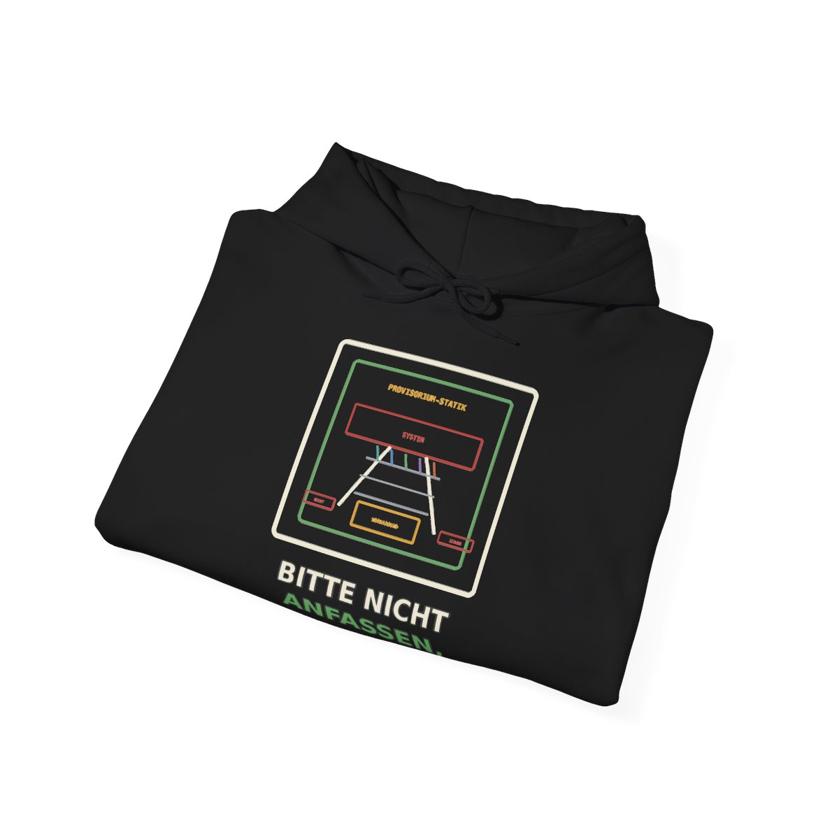 Skaldify – Bitte nicht anfassen, der Workaround trägt (Hoodie) - Image 4