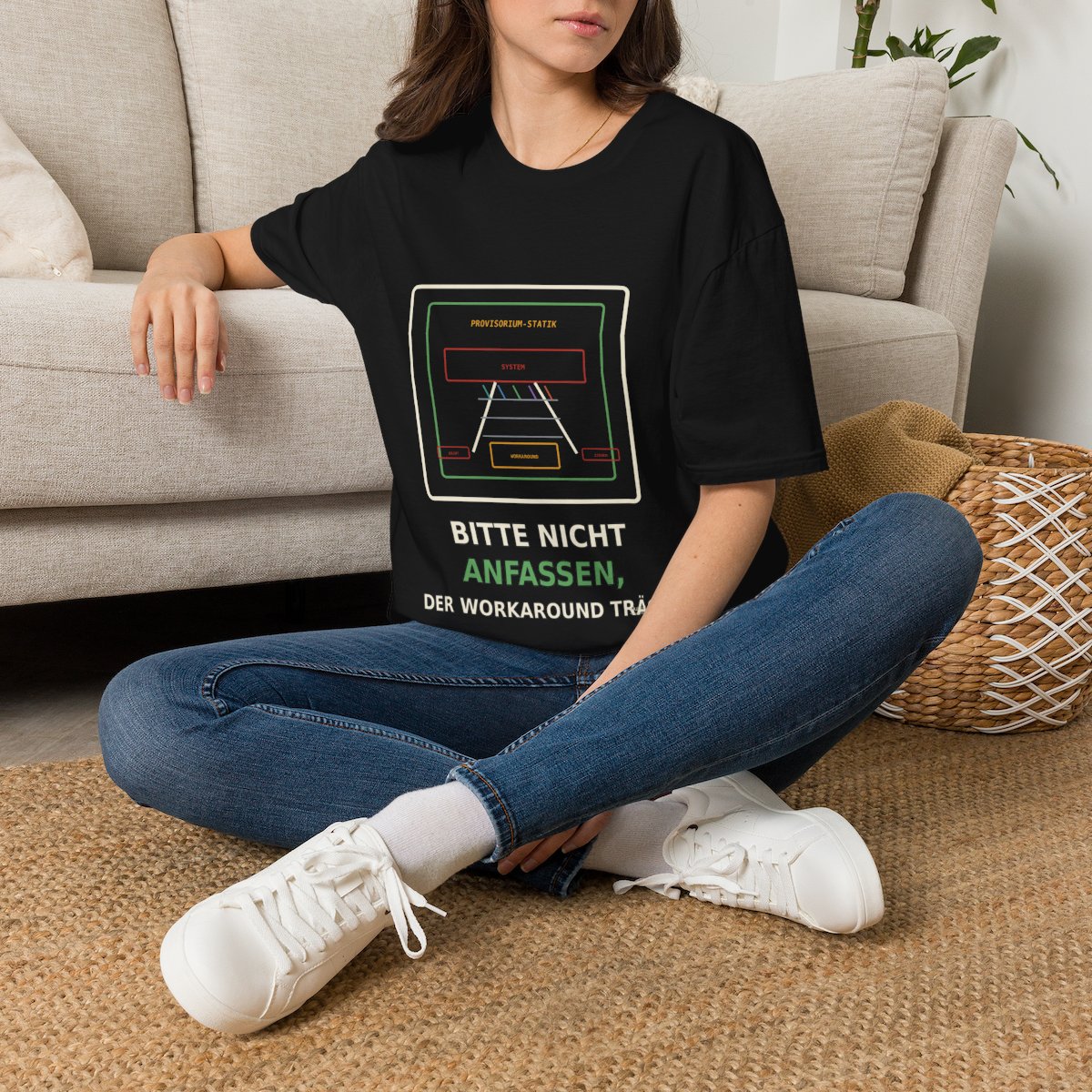 Skaldify – Bitte nicht anfassen, der Workaround trägt (Shirt) - Image 3