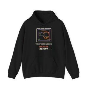 Skaldify – Ticket geschlossen. Drache bleibt (Hoodie)