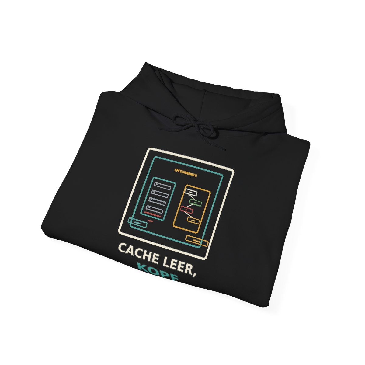 Skaldify – Cache leer, Kopf voll (Hoodie) - Image 4
