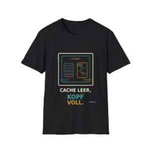 Skaldify – Cache leer, Kopf voll (Shirt)