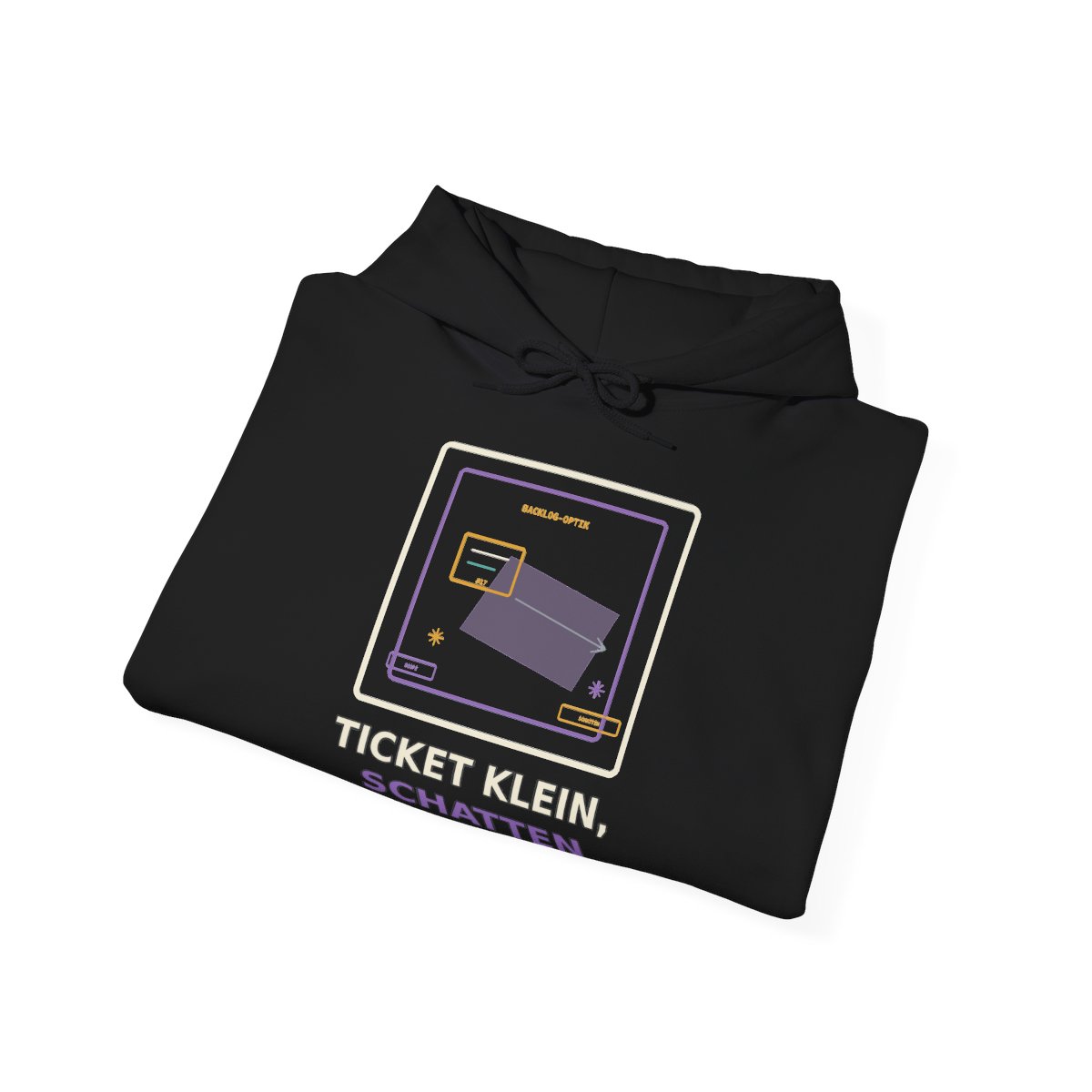 Skaldify – Ticket klein, Schatten groß (Hoodie) - Image 4