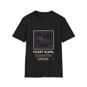 Skaldify – Ticket klein, Schatten groß (Shirt)