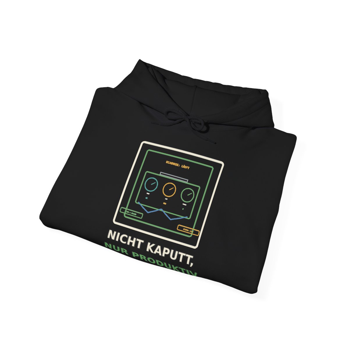 Skaldify – Nicht kaputt, nur produktiv seltsam (Hoodie) - Image 4