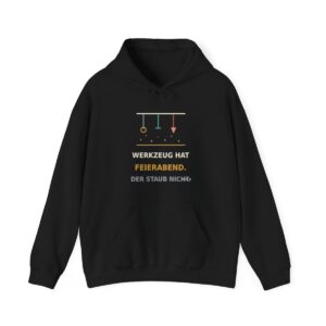 Skaldify – Werkzeug hat Feierabend. Der Staub nicht. (Hoodie)