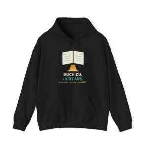 Skaldify – Buch zu. Licht aus. Noch eine Seite. (Hoodie)
