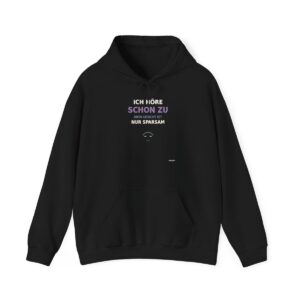 Skaldify – Ich höre schon zu. Mein Gesicht ist nur sparsam (Hoodie)