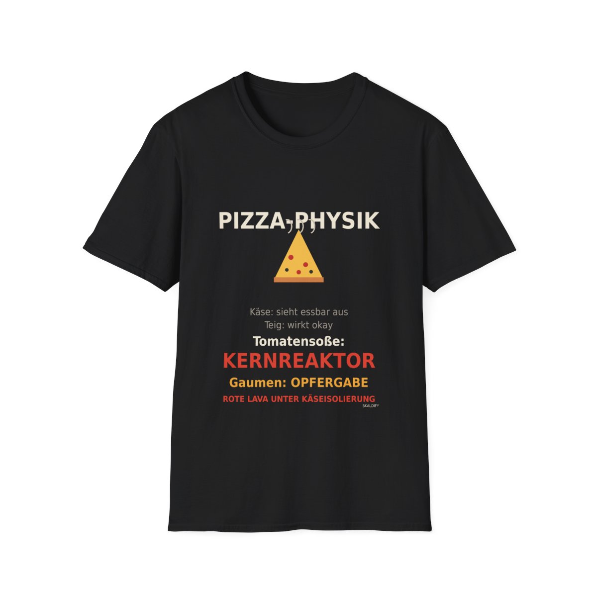 Skaldify – Pizza-Physik (Shirt) - Image 3