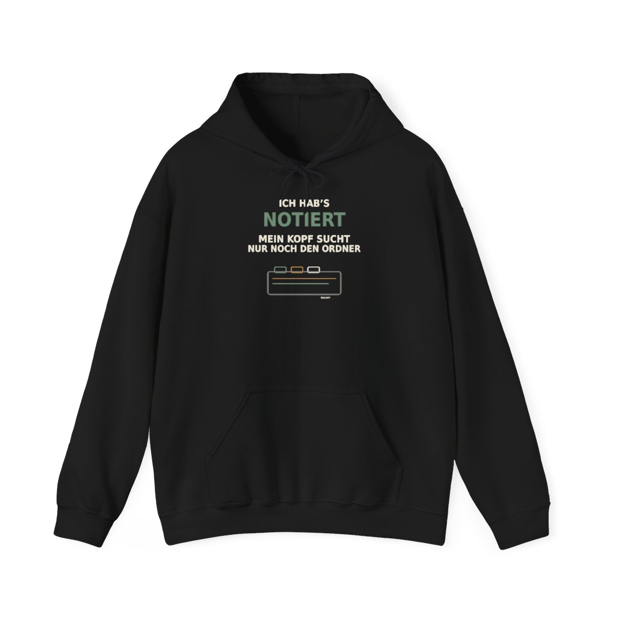Skaldify – Ich hab’s notiert. Mein Kopf sucht nur noch den Ordner (Hoodie)