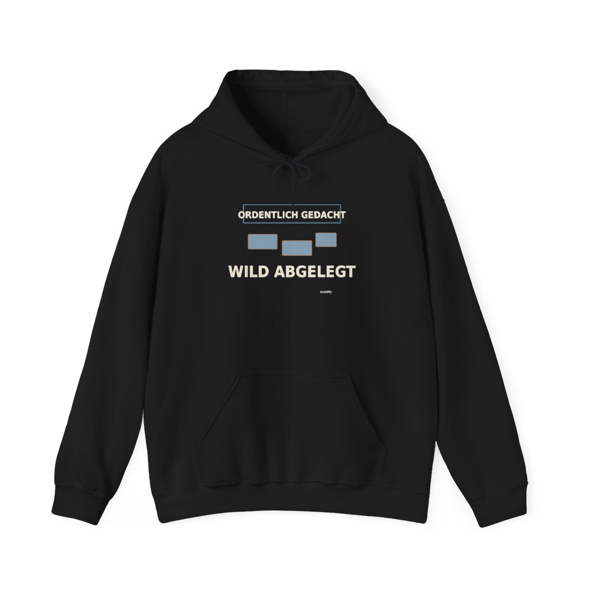 Skaldify – Ordentlich gedacht, wild abgelegt (Hoodie)