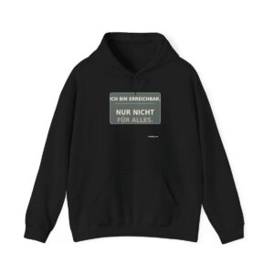 Skaldify – Ich bin erreichbar. Nur nicht für alles. (Hoodie)