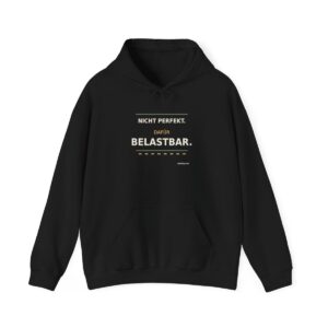 Skaldify – Nicht perfekt. Dafür belastbar. (Hoodie)