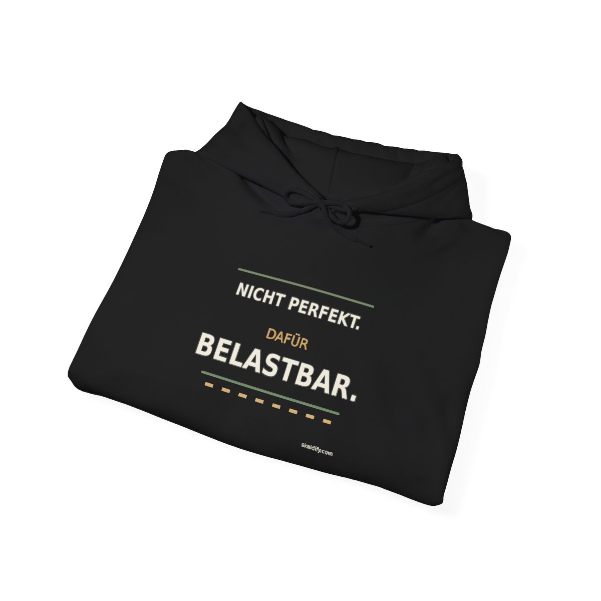 Skaldify – Nicht perfekt. Dafür belastbar. (Hoodie) - Image 4