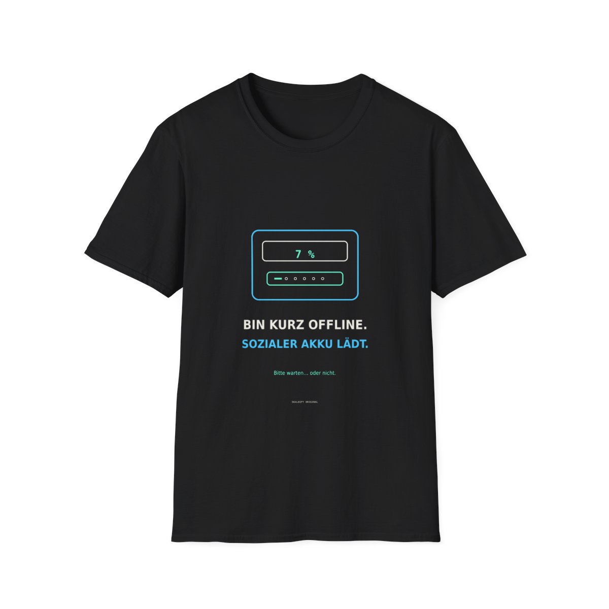 Skaldify – Briefly offline. Social battery charging. (Shirt) - Image 3