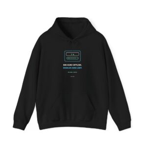 Skaldify – Briefly offline. Social battery charging. (Hoodie)